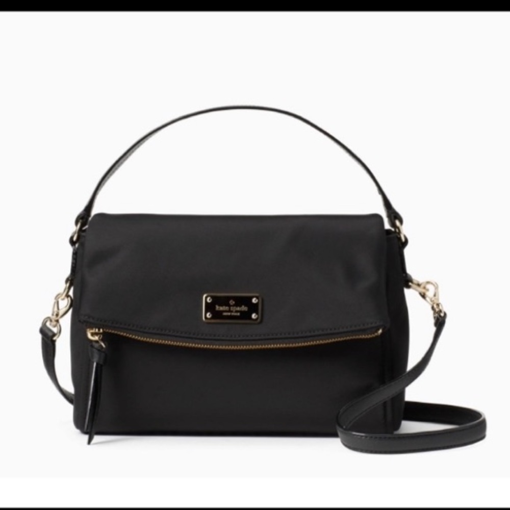 Kate‎ Spade Black Nylon Mini Minka Crossbody